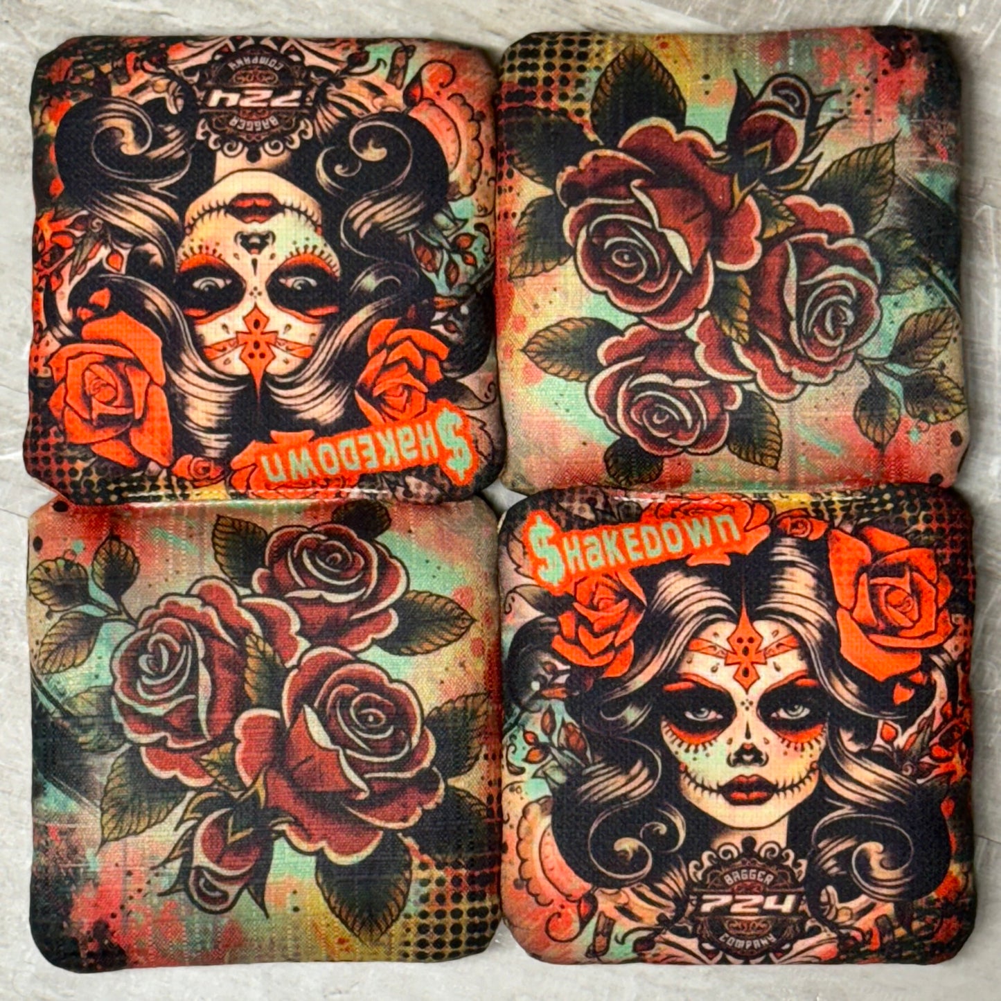 GIRL WITH THE ROSE TATTOO