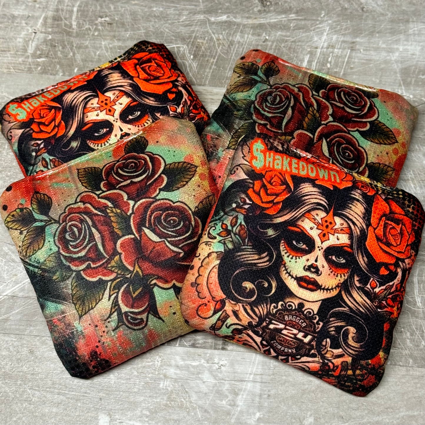 GIRL WITH THE ROSE TATTOO