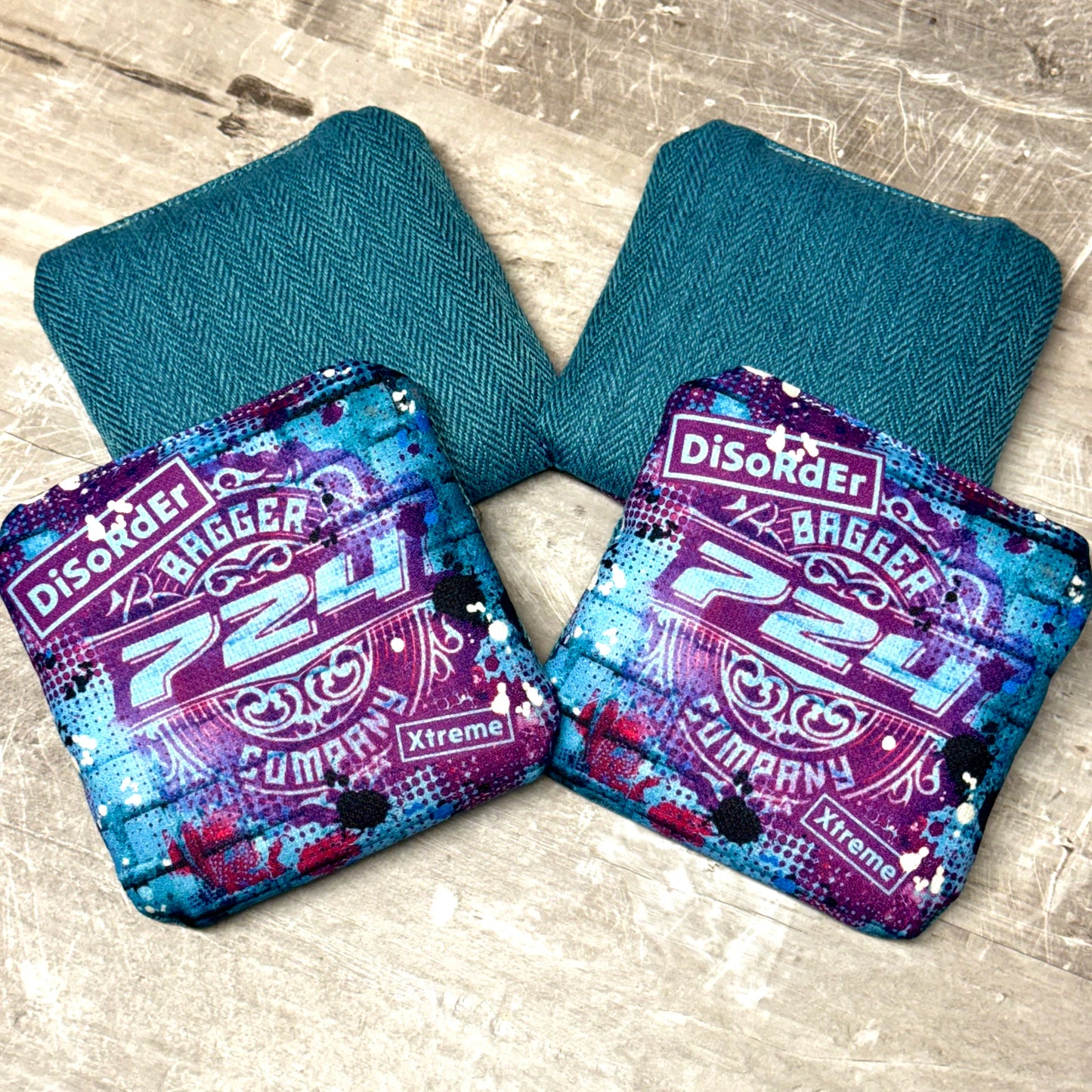 DISORDER- “THE DUDE” teal back