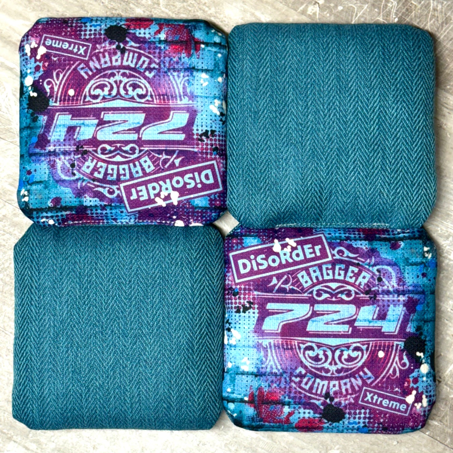 DISORDER- “THE DUDE” teal back