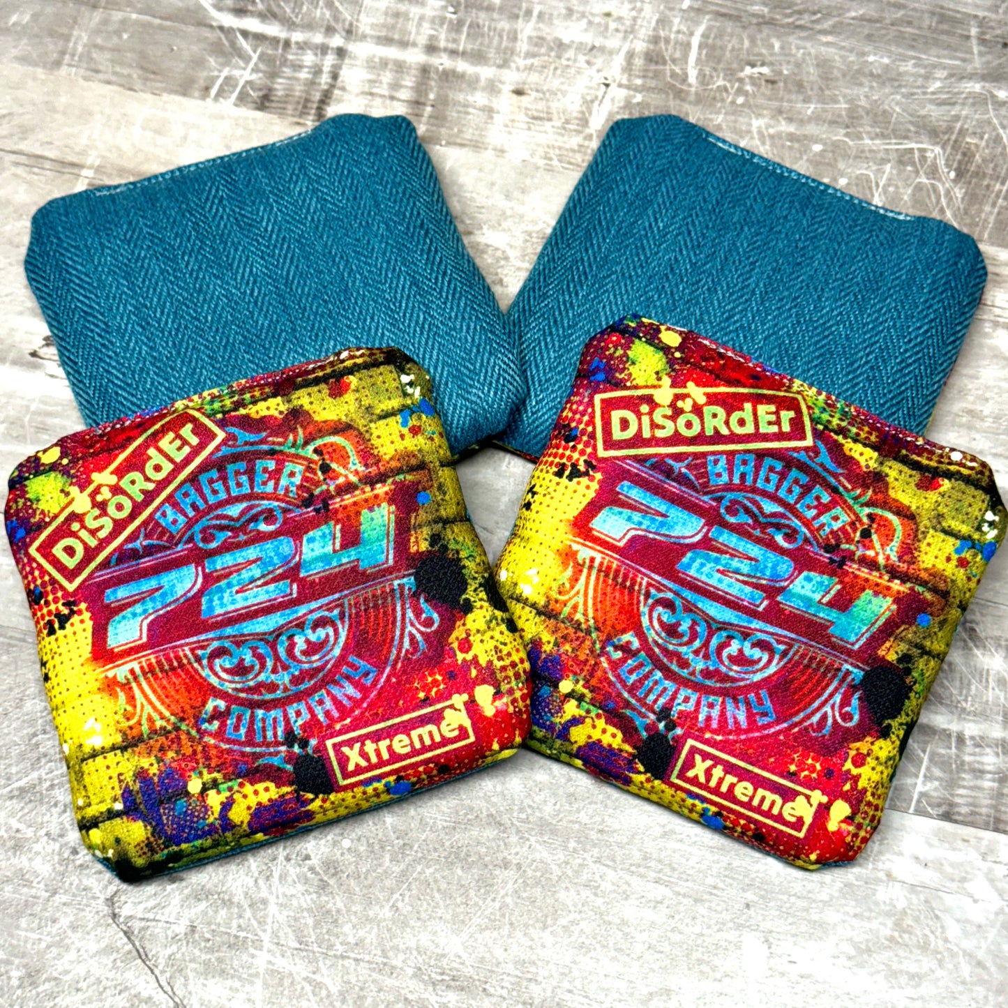 DISORDER- “THE DUDE” teal back