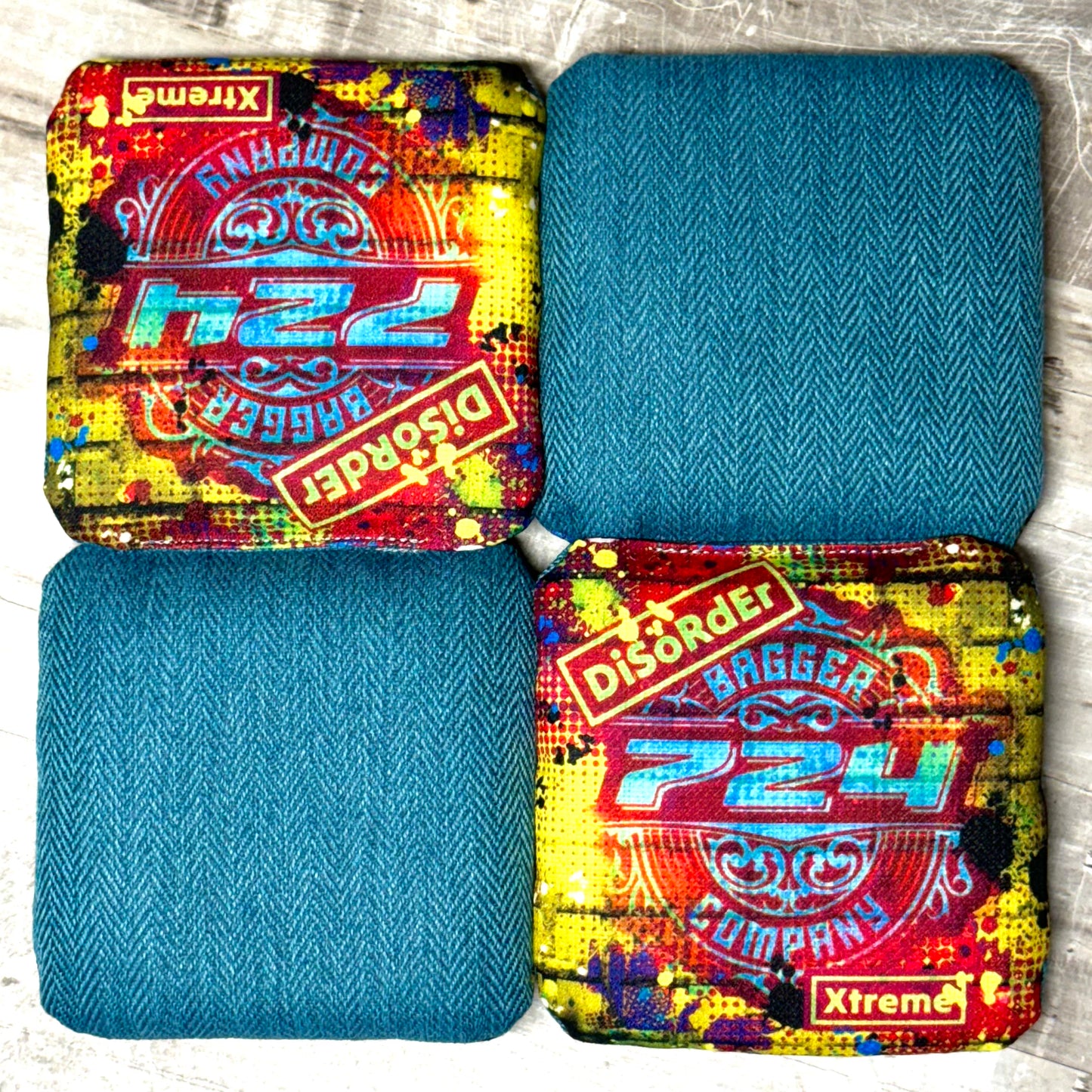 DISORDER- “THE DUDE” teal back